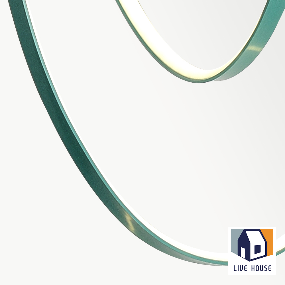 LED 메브릭 펜던트 줄조명 특이한 인테리어 카페조명 민트 20w - 상세 이미지 5