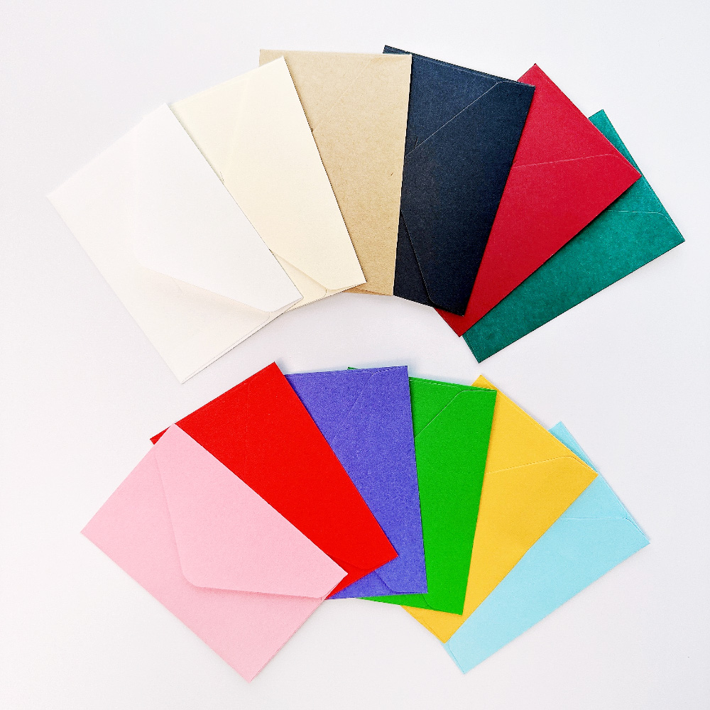 명함봉투 미니 포카 사진 쿠폰 카드 종이 봉투 사진관 105x70mm 이미지 3