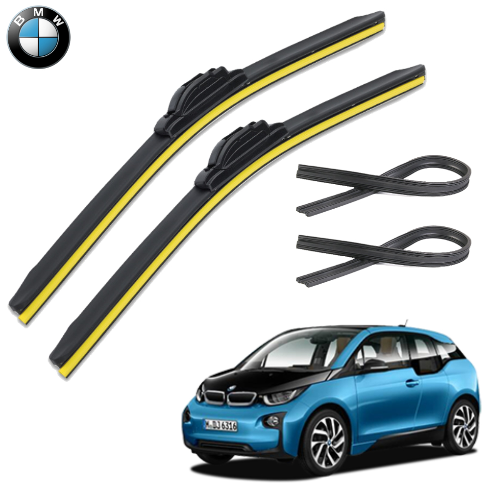 1+1+1 BMW i3 윈도우브러쉬 와이퍼 블레이드 리필고무 세트 PR - 메인 이미지