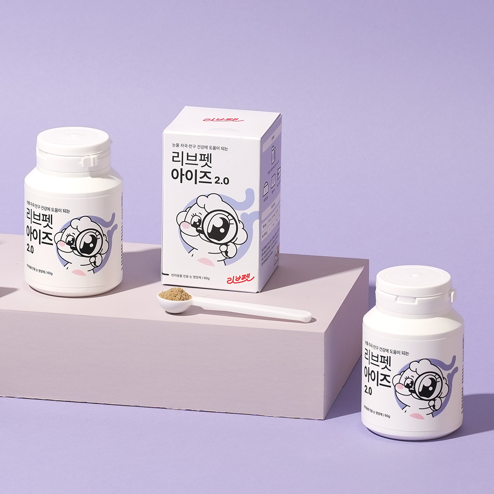 리브펫 아이즈 고양이 강아지 눈 눈물 영양제 60g, 1개 이미지 2