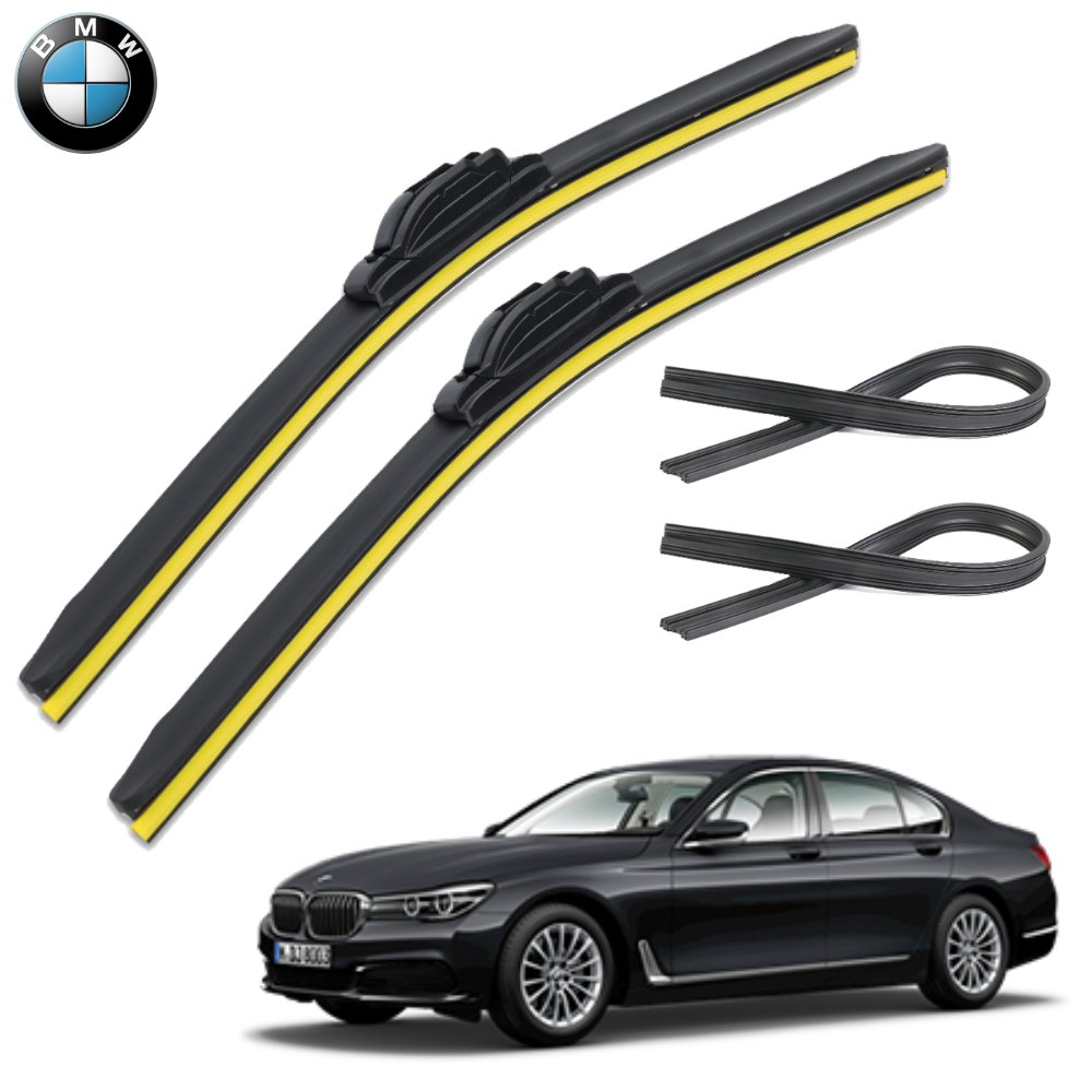 1+1+1 BMW 7시리즈 윈도우브러쉬 와이퍼 블레이드 리필고무 세트 PR - 상세 이미지 2