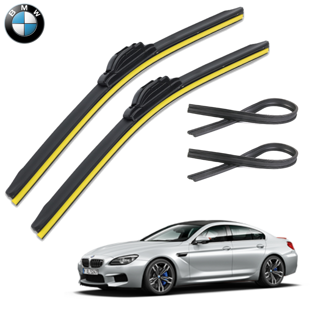 1+1+1 BMW M6 윈도우브러쉬 와이퍼 블레이드 리필고무 세트 PR - 메인 이미지