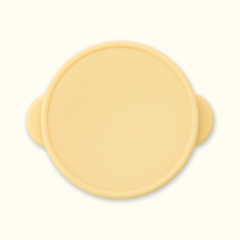 강아지 밥그릇 반려견 실리콘 물그릇 반려견 식기 미니 실리콘팟 애견 보울 개밥 그릇 뚜껑 달린 이미지 3