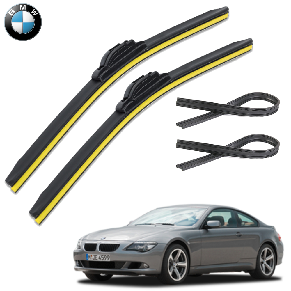 1+1+1 BMW 6시리즈 윈도우브러쉬 와이퍼 블레이드 리필고무 세트 PR - 상세 이미지 3