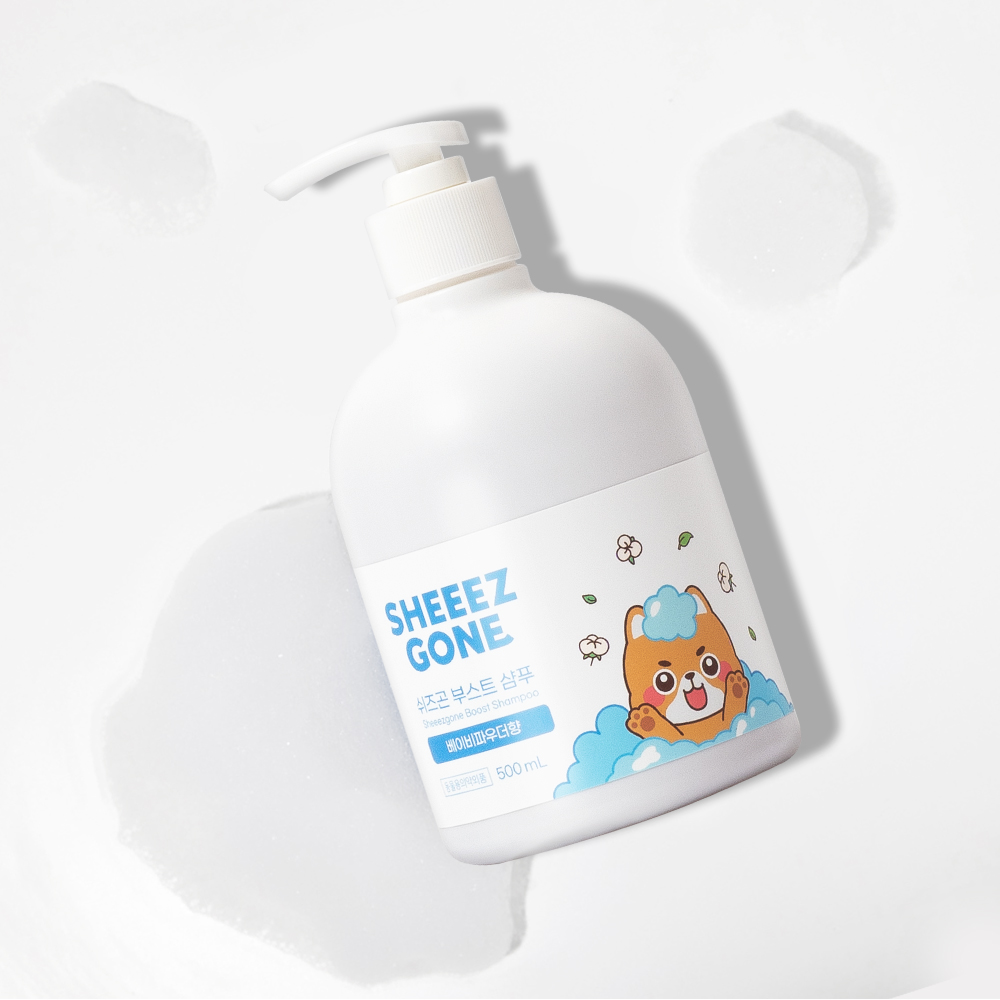 퓨어버디 강아지 부스트 샴푸 베이비파우더향 500ml, 2개 - 상세 이미지 3
