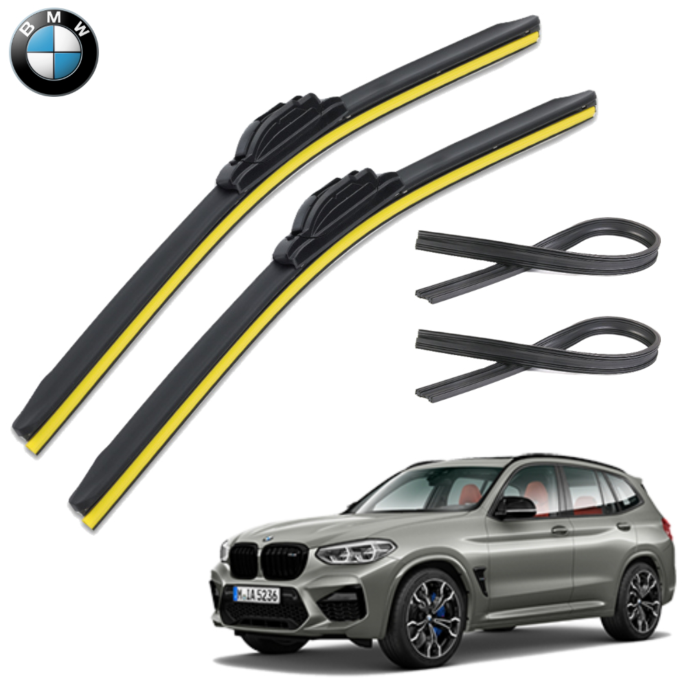 1+1+1 BMW X3 윈도우브러쉬 와이퍼 블레이드 리필고무 세트 PR - 상세 이미지 2