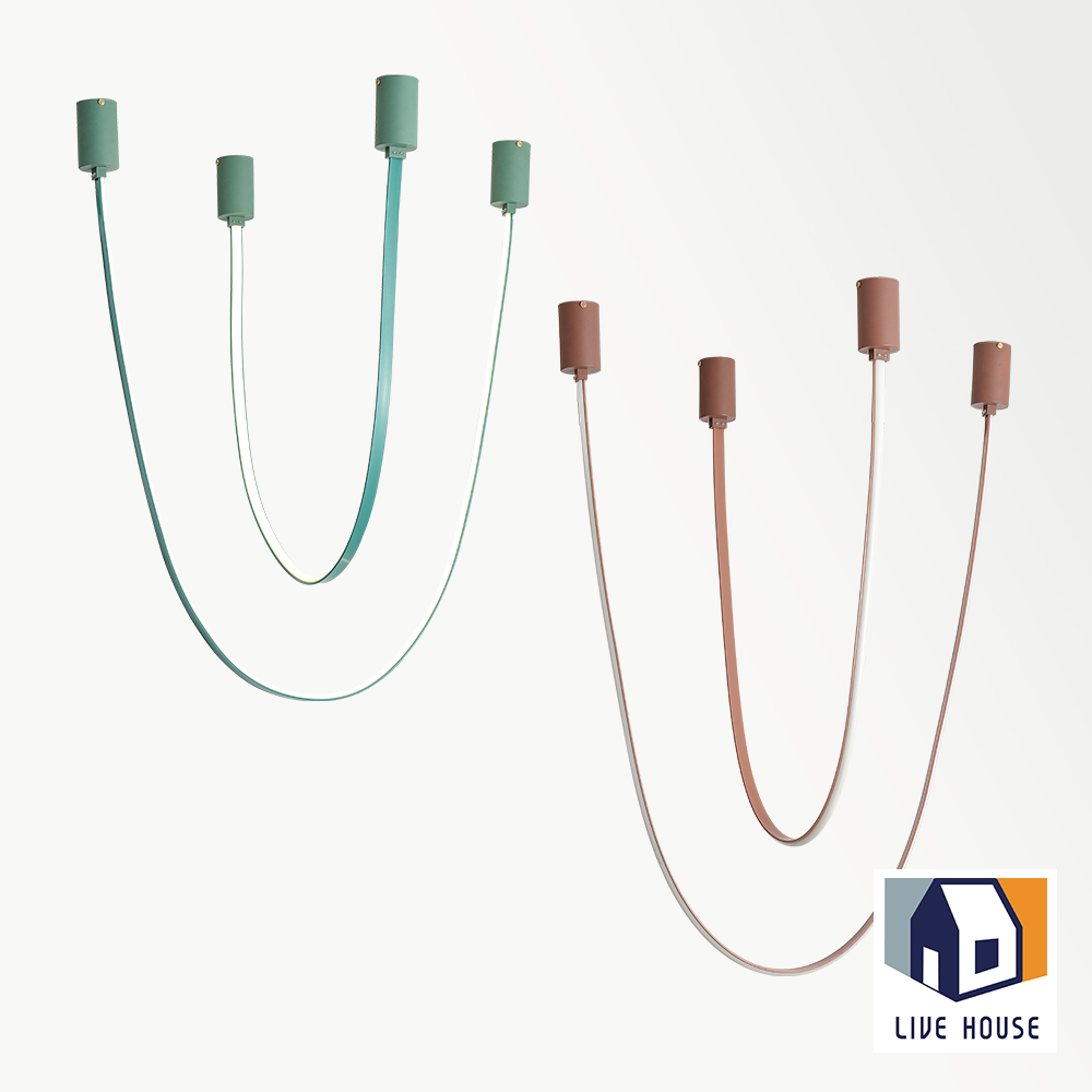 LED 메브릭 펜던트 줄조명 특이한 인테리어 카페조명 민트 20w