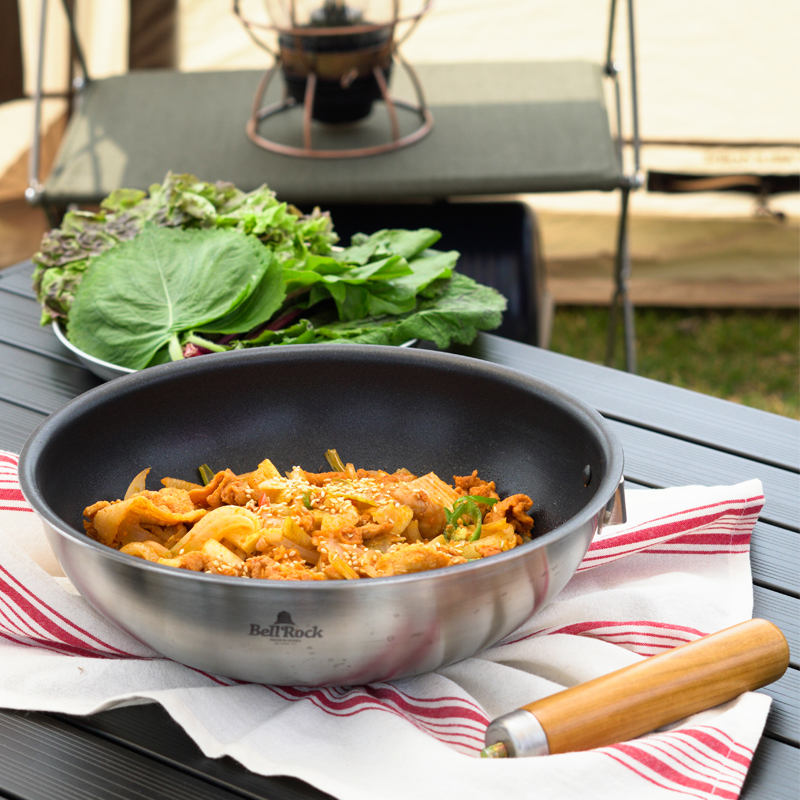 벨락 코팅 궁중팬 24cm 캠핑 웍 후라이팬 프라이 팬