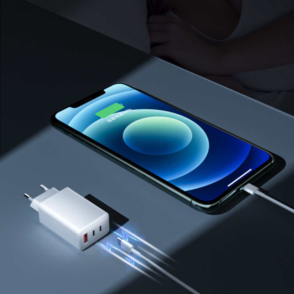 몬스터라이트 GaN2 PD 65W 초 고속 충전기 3포트 멀티 어댑터 - 상세 이미지 2