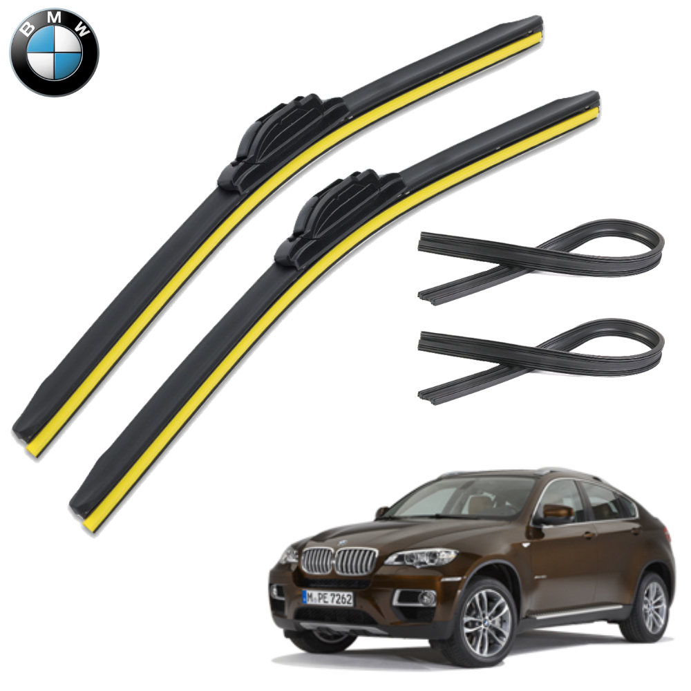 1+1+1 BMW X6 윈도우브러쉬 와이퍼 블레이드 리필고무 세트 PR - 상세 이미지 3