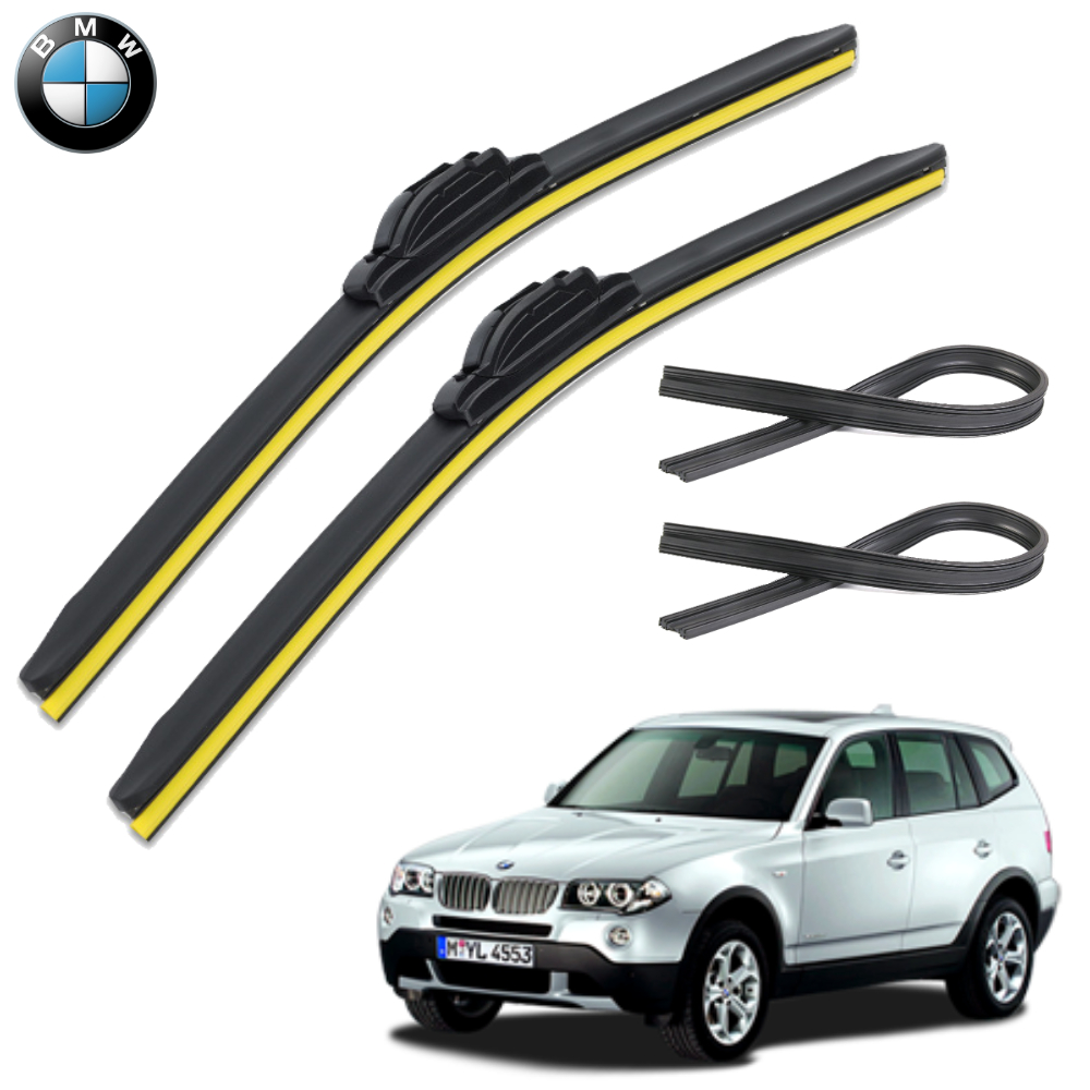 1+1+1 BMW X3 윈도우브러쉬 와이퍼 블레이드 리필고무 세트 PR - 상세 이미지 4