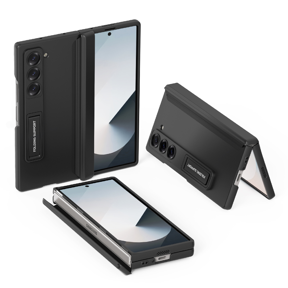 아이엠듀 힌지보호 슬림 케이스 블랙, 갤럭시Z 폴드6