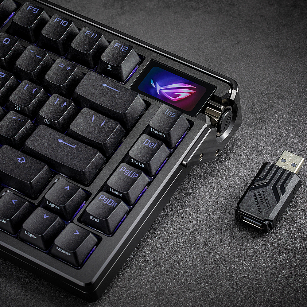 (키캡 이벤트) ROG AZOTH EXTREME 유무선 커스텀 키보드 8000Hz 풀 알루미늄 카본파이버 - 메인 이미지