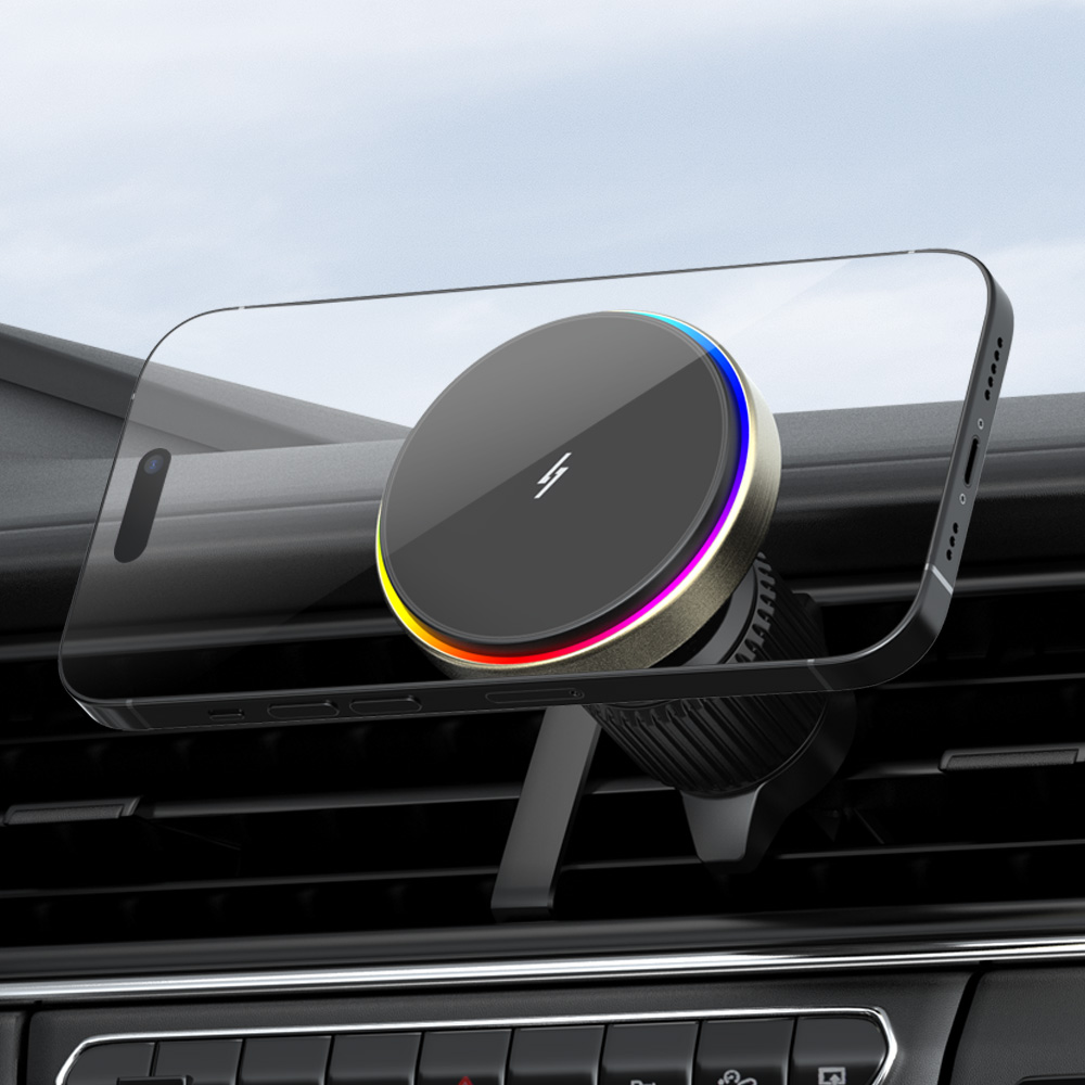 억스 엠비언트 맥세이프 차량용 거치대 고속 무선 충전기