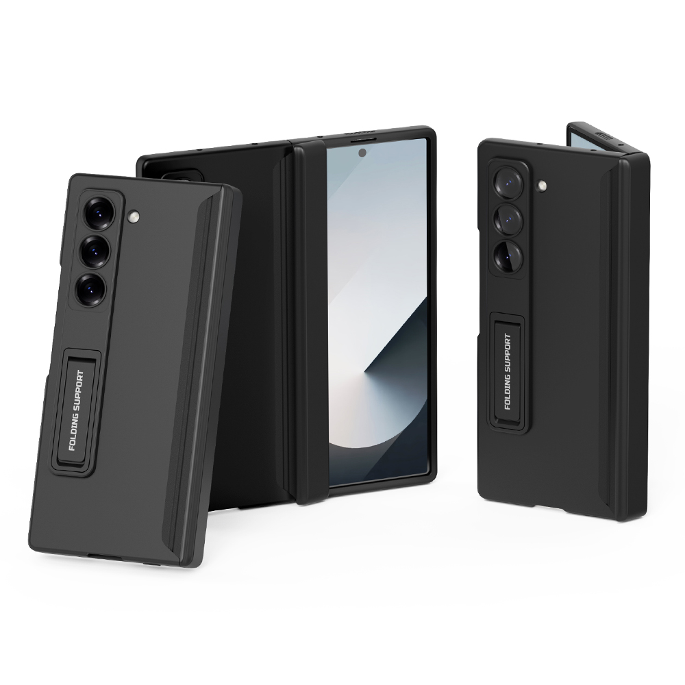 아이엠듀 힌지보호 슬림 케이스 블랙, 갤럭시Z 폴드6