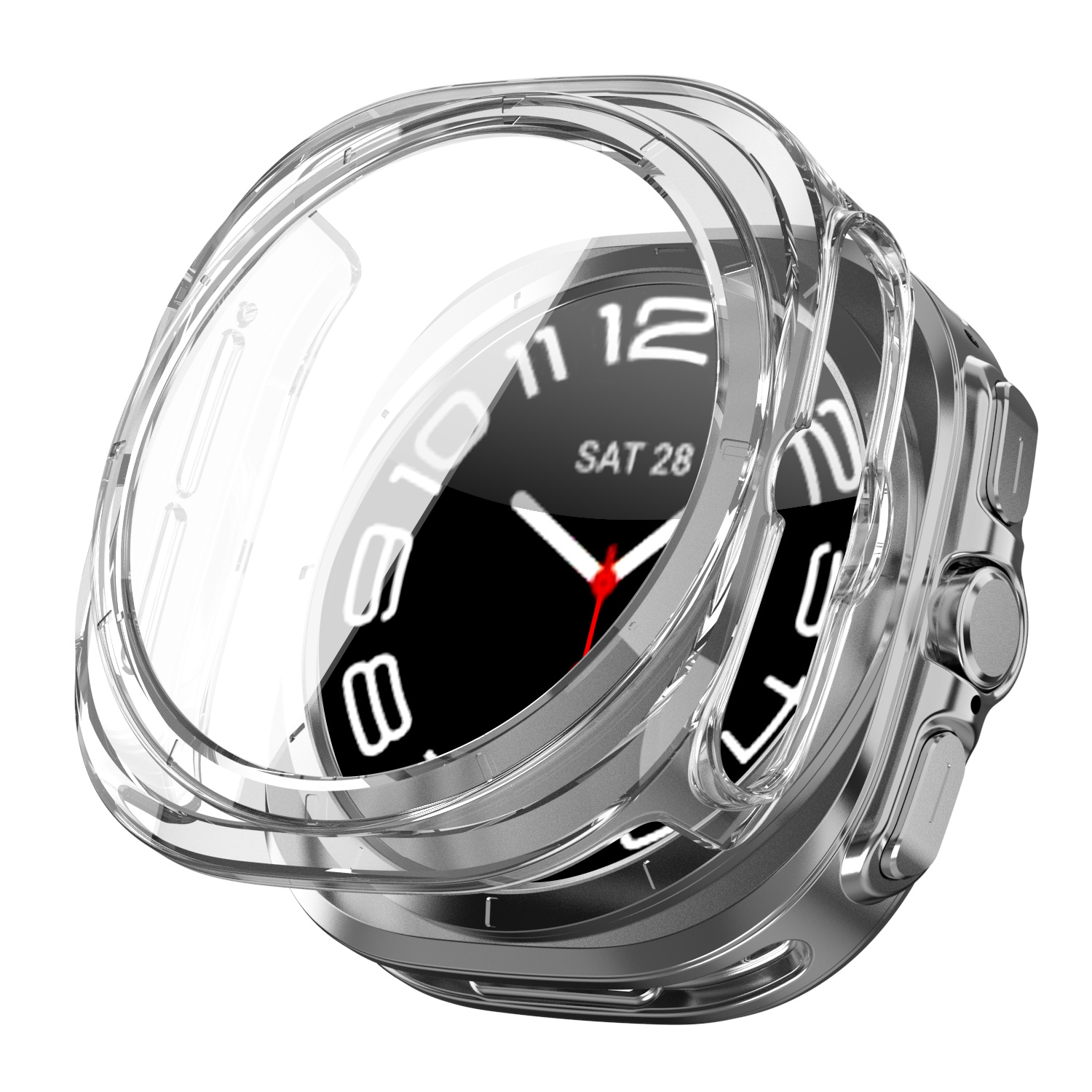 갤럭시워치 울트라 베젤링 풀커버 케이스 강화유리 보호 커버 47mm 호환 - 상세 이미지 3