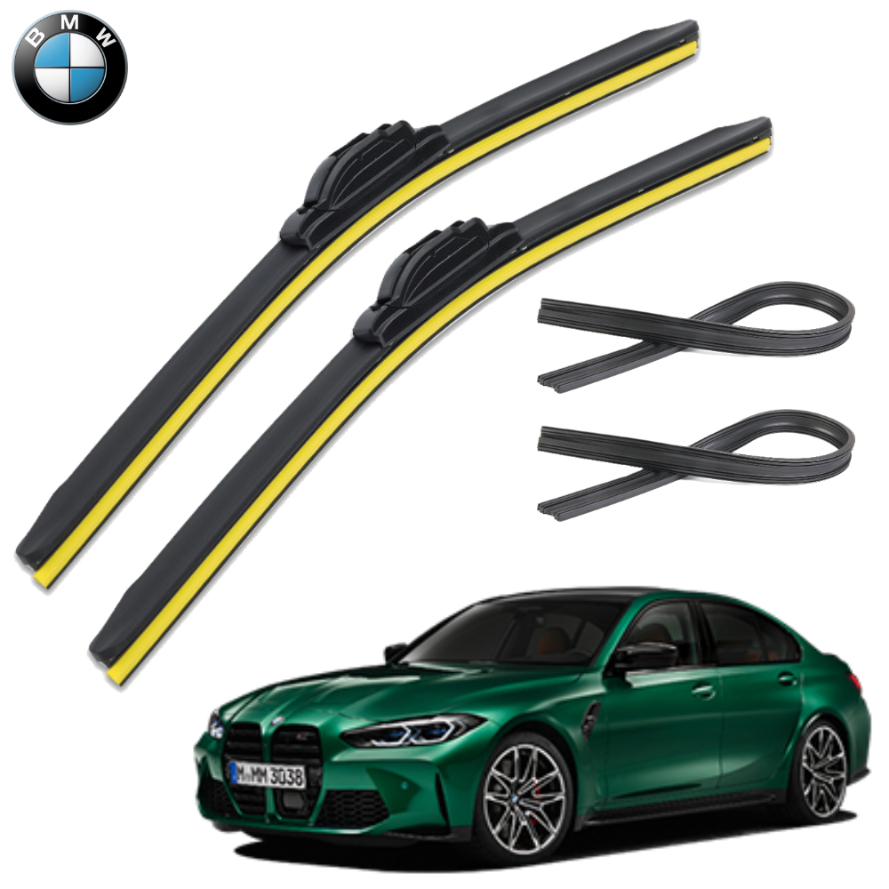1+1+1 BMW M3 윈도우브러쉬 와이퍼 블레이드 리필고무 세트 PR - 메인 이미지