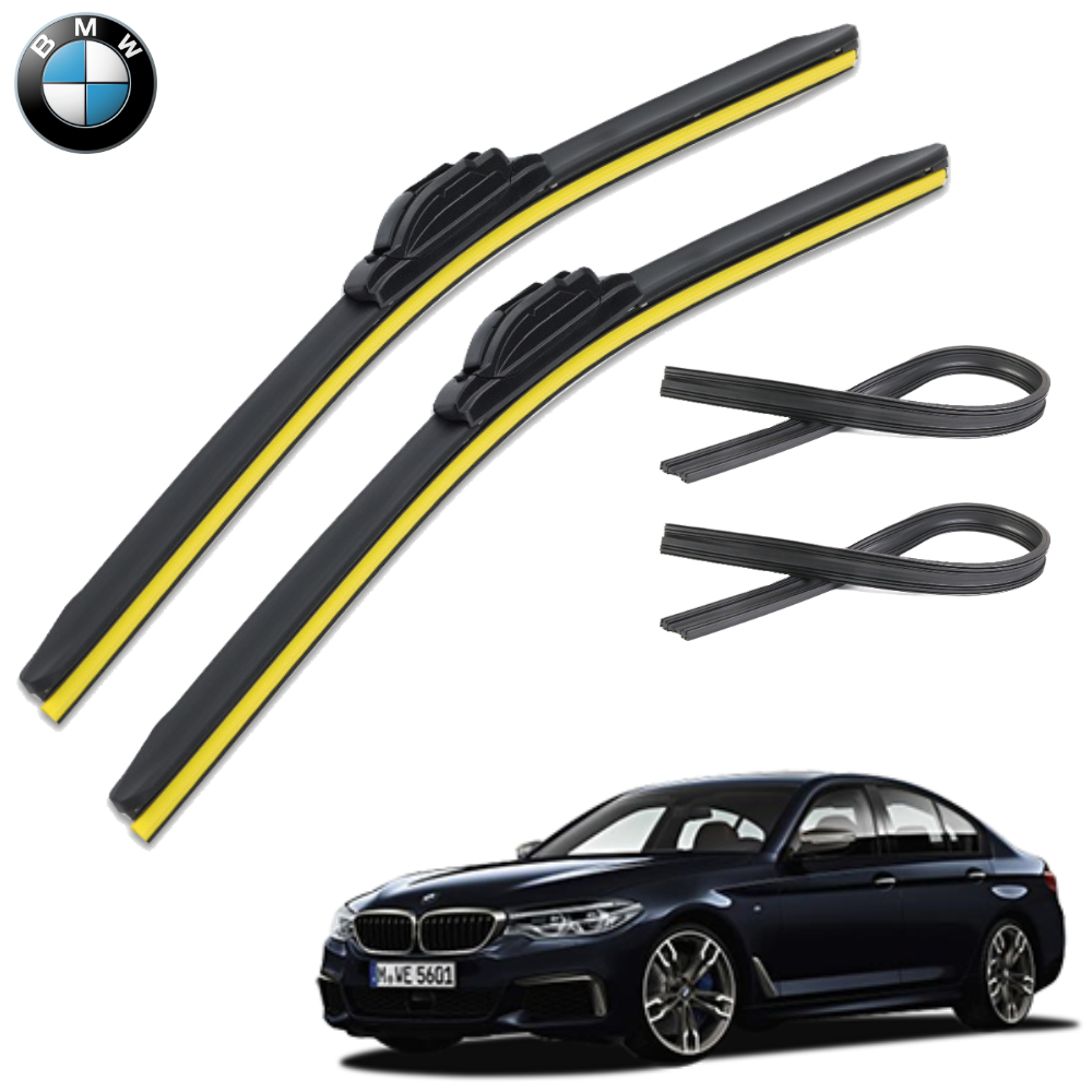 1+1+1 BMW 5시리즈 와이퍼 리필고무 세트 G30 PR 커넥터B2 - 상세 이미지 2