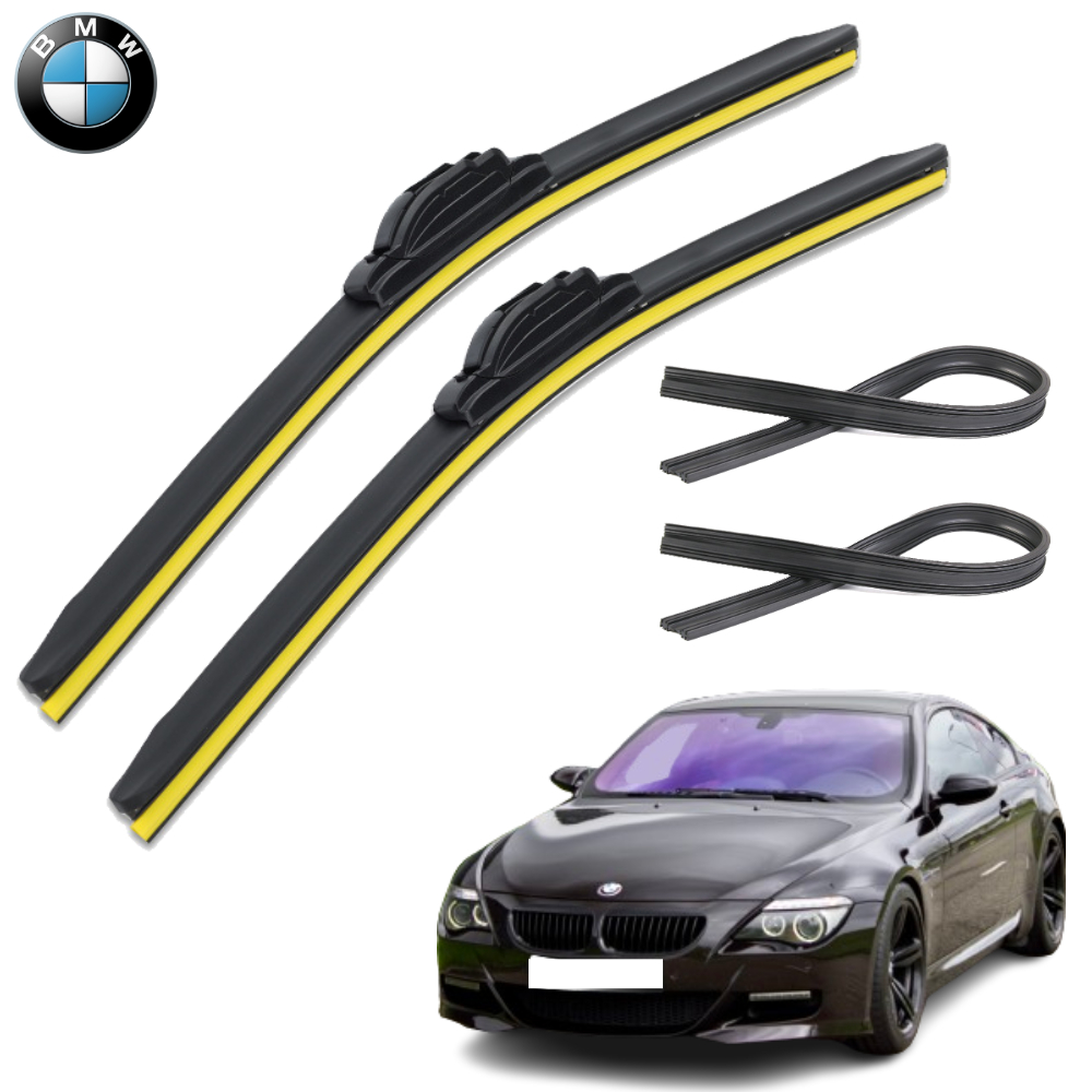 1+1+1 BMW M6 윈도우브러쉬 와이퍼 블레이드 리필고무 세트 PR - 상세 이미지 2