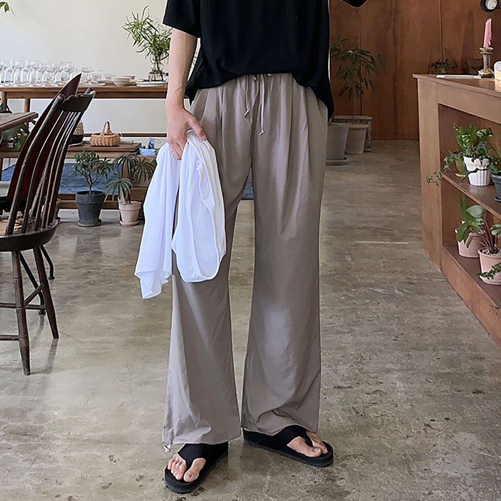 쿨팬츠 남자 냉장고바지 아이스 와이드 팬츠 남성여름바지