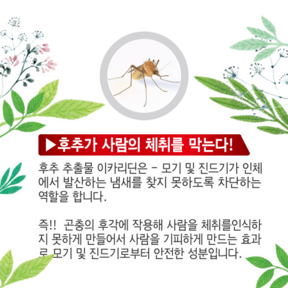 원가드플러스 100ml 모기기피제 진드기 기피제 캠핑 낚시 모기 이미지 8