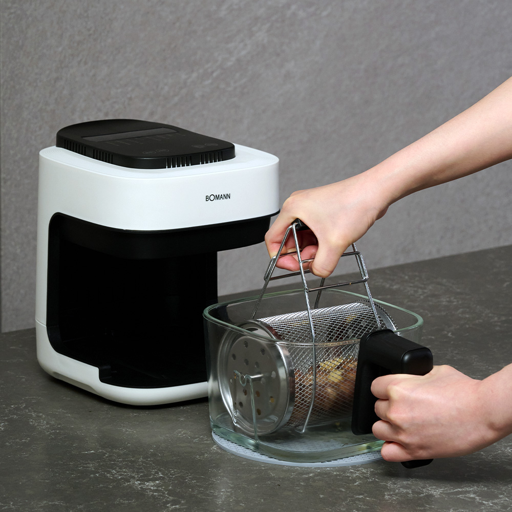 보만 에어프라이어 유리에어프라이어 RAF209EG1I 로티세리 2L