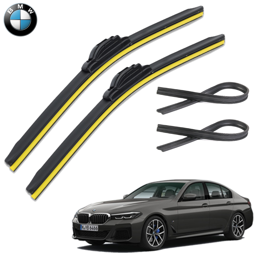 1+1+1 BMW 5시리즈 와이퍼 리필고무 세트 G30 PR 커넥터B2 - 메인 이미지