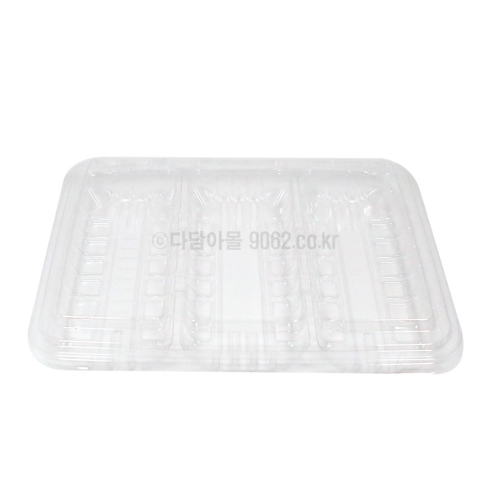 정육포장용기 3칸 SS-3C (PET) 10개 : 에스엔디몰