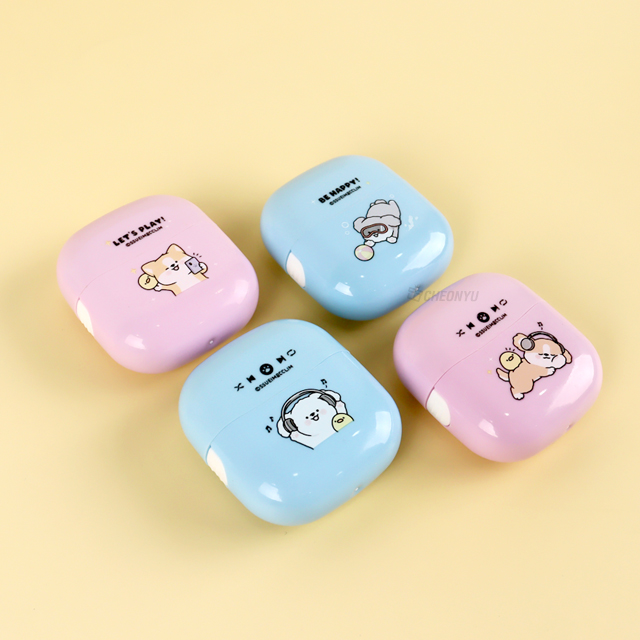 클린팟 청소 지우개 (32개 1세트) /블루투스 이어폰 모양 귀여운 캐릭터 단체 행사 선물 : 그미의 잡화점