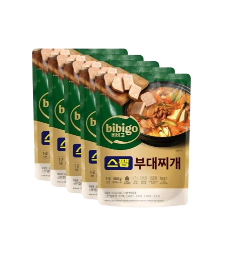 CJ 비비고 스팸 부대찌개 460G X 5