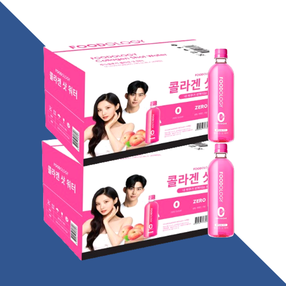 콜라겐샷 워터 마시는 콜라겐 푸드올로지 24개입X2박스 - 상품 이미지