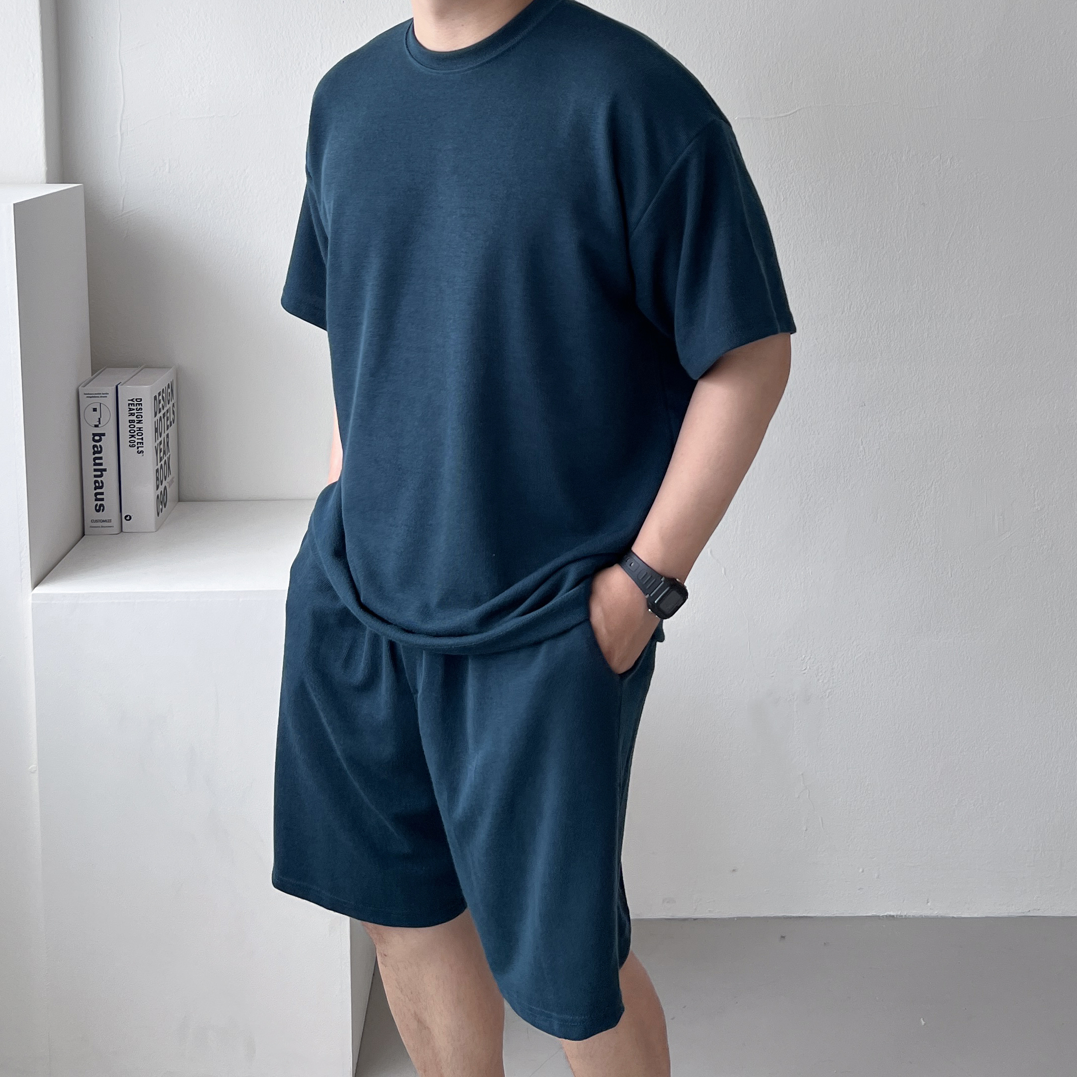 남자반팔셋업 아노락반팔 헬스복세트 여름트레이닝세트 짐웨어 - 상세 이미지 2