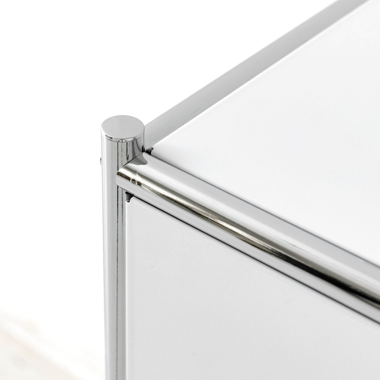 심플리 2x2 수납장 4문 BC018 1520x400x820mm, 2단, 퓨어화이트 2708.7578 - 상세 이미지 4