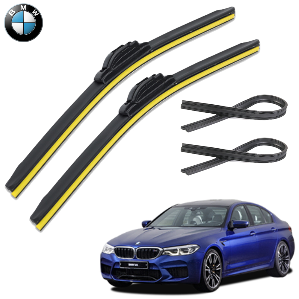 1+1+1 BMW M5 윈도우브러쉬 와이퍼 블레이드 리필고무 세트 PR - 메인 이미지