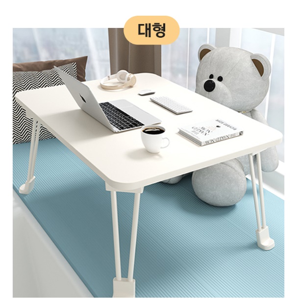 소형 바닥 책상 낮은 앉은 책상 침대용 앉은뱅이 기도 책상 - 상세 이미지 2