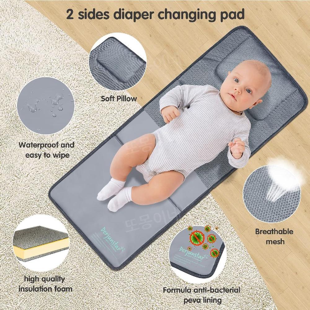 기능성 기저귀 가방 위한 모던 올인원 프리미엄 엄마 아빠 가벼운