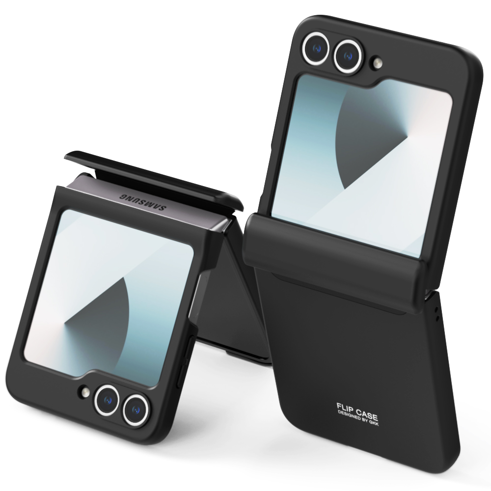 아이엠듀 힌지보호 슬림 케이스 블랙, 갤럭시Z 플립6