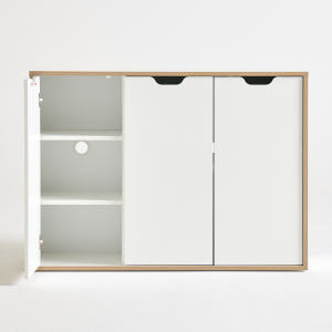 E0자재 무노 잠금가능 다용도 수납장 1200x400x850mm, 3단,... 솔직 후기 | 실제 배치 사진 포함 - 상품 이미지 3