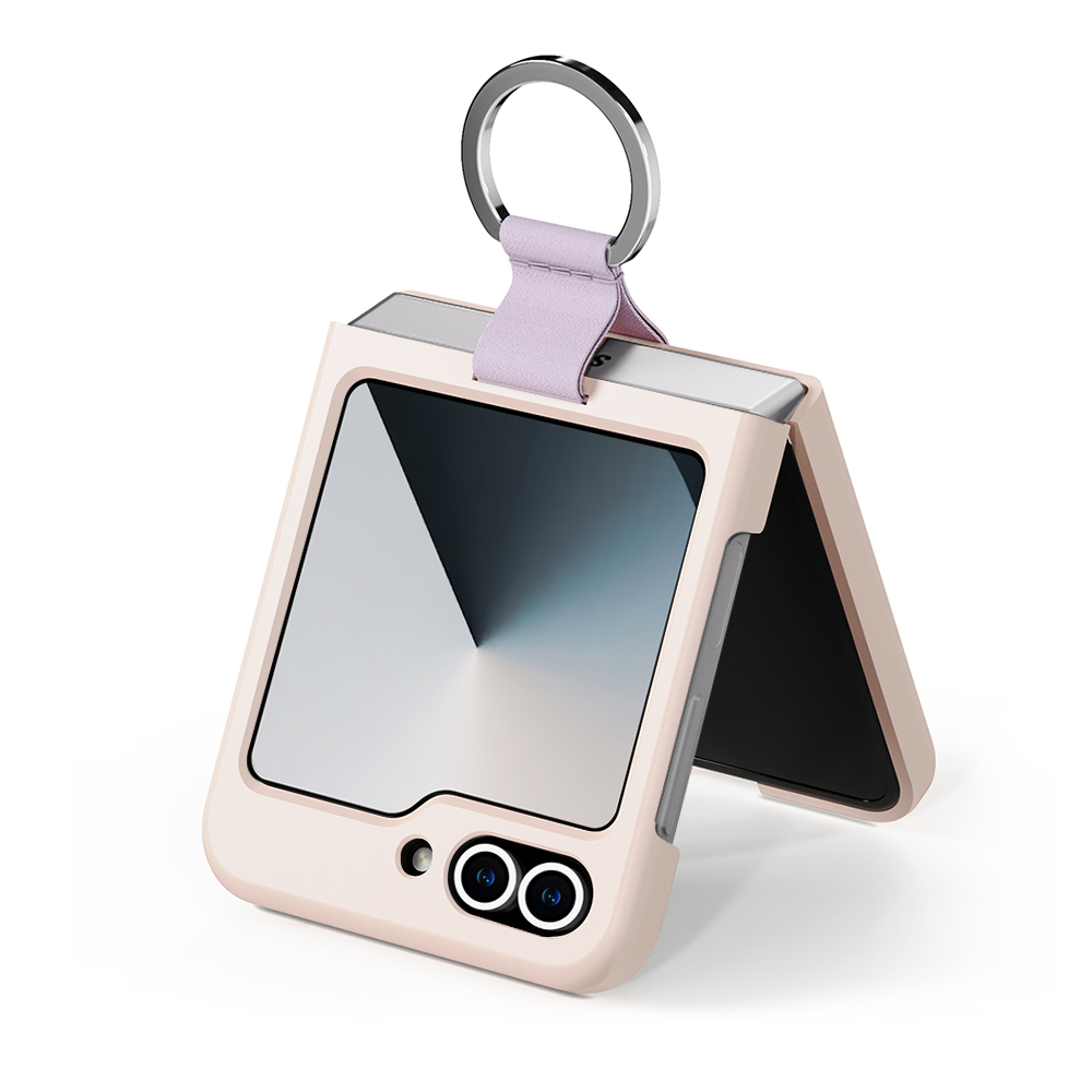 아이엠듀 힌지보호 링 케이스 그립 제트 핑크, 갤럭시Z 플립6