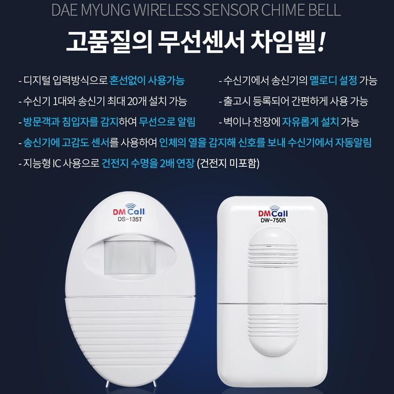 가게 출입 감지기 알림벨 현관문 센서 출입알림 - 상세 이미지 2