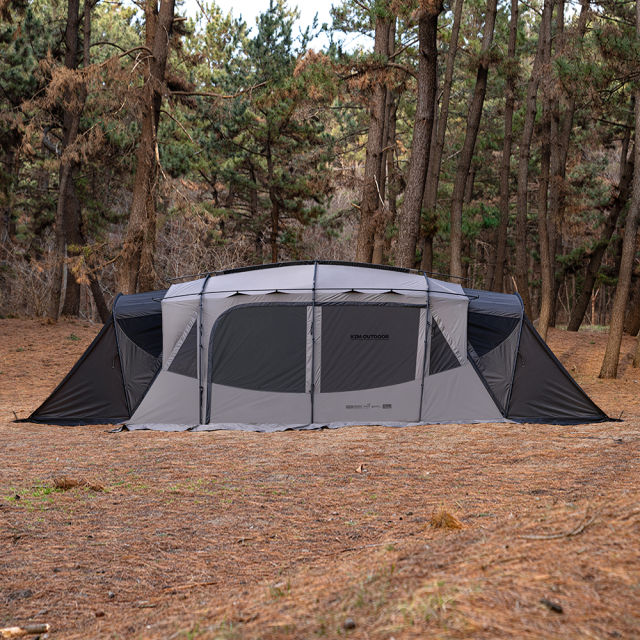 벤투스 텐트 4인용 리빙쉘 터널형 거실형 쉘터 캠핑텐트 분리형 베스티블 포함