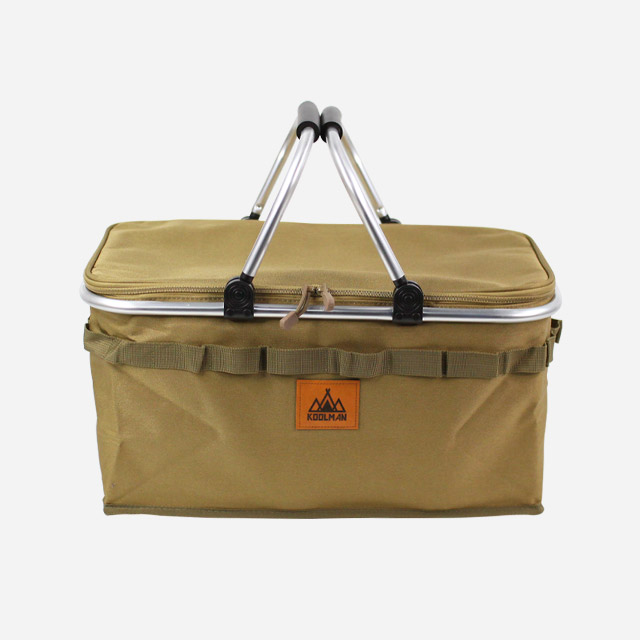 KOOLMAN 쿨맨 피크닉 접이식 보냉가방 22L 브라운