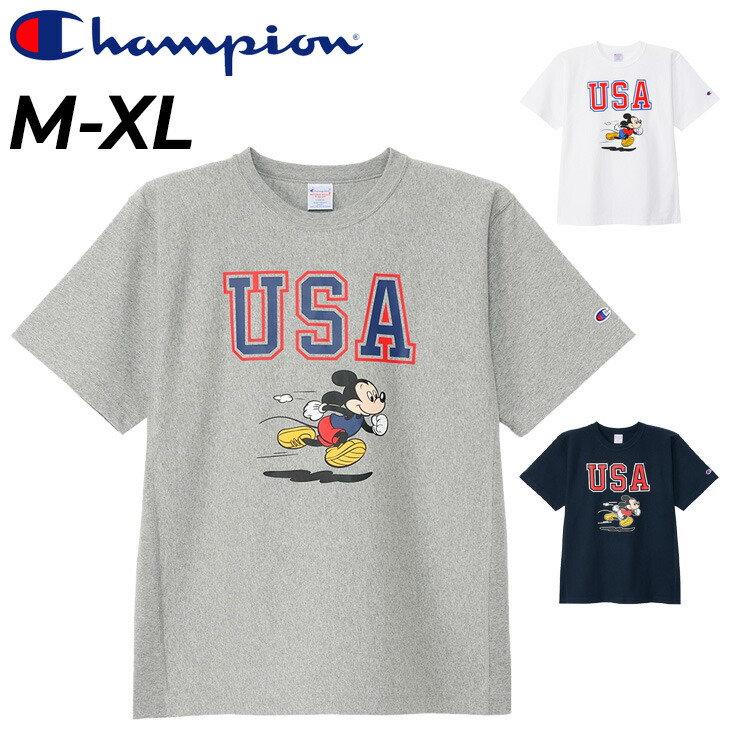 챔피온 CHAMPION 미키마우스 반팔 티셔츠 C3-Z360 3컬러 - 상품 이미지