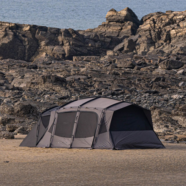 벤투스 텐트 4인용 리빙쉘 터널형 거실형 쉘터 캠핑텐트 분리형 베스티블 포함