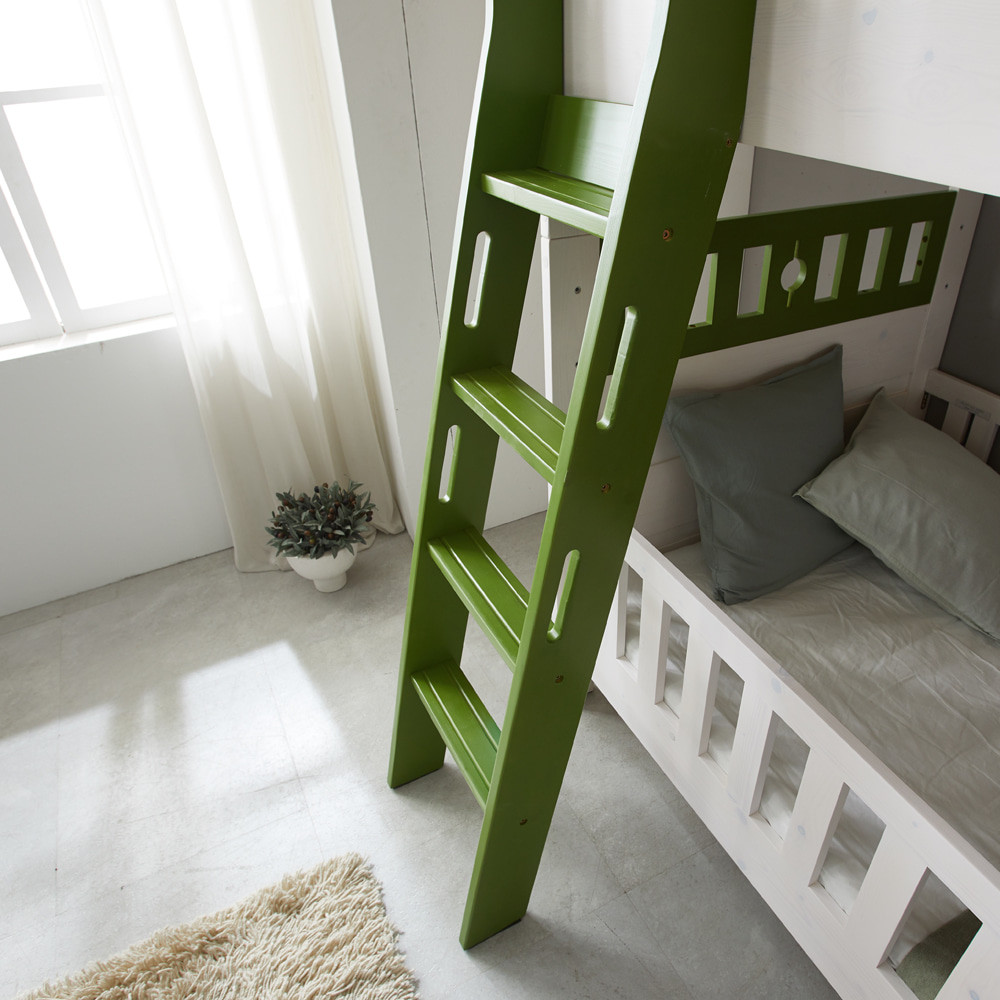 원목 이층침대 어린이 주니어 분리형 튼튼한 다자녀 침대 가드 S