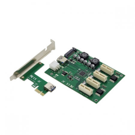 LANSTAR PCIE 4포트 확장 카드 (LS-PCIE-EX4P)