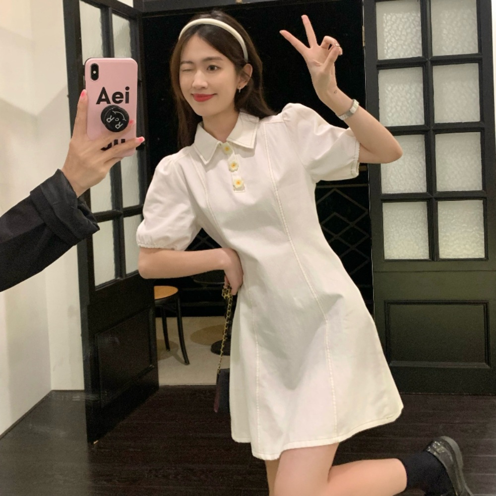 신랑수업 123회 이수지 원피스 화이트 카라넥 프렌치 의상 옷 패션 - 상세 이미지 2