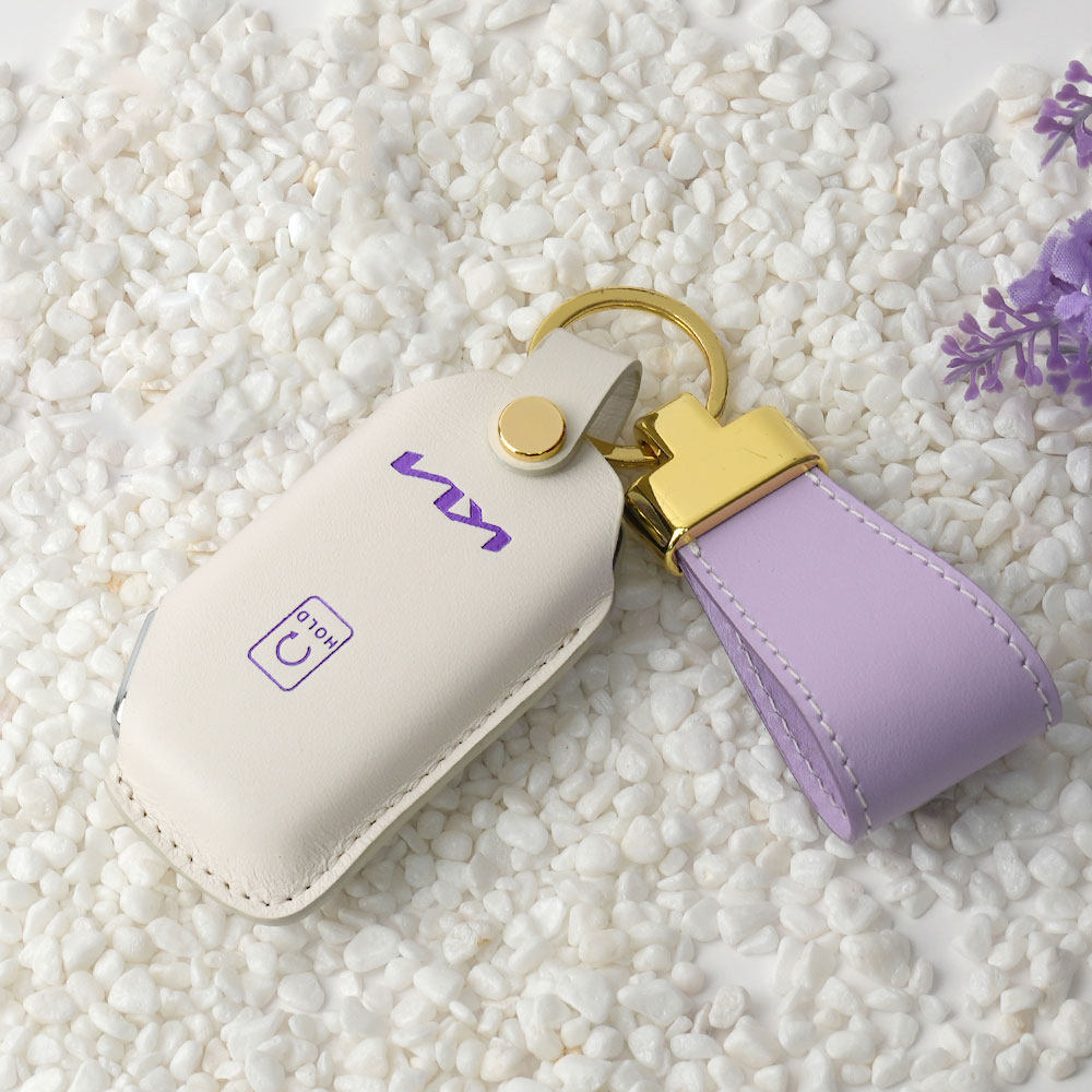 커스텀 차키케이스 차키커버 자동차 가죽 키링 홀더 기아05