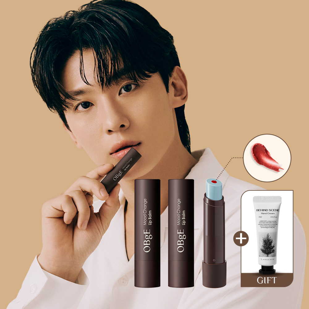 오브제 무드 체인지 립밤 3g 2개 + 핸드크림 10ml 세트 - 상품 이미지
