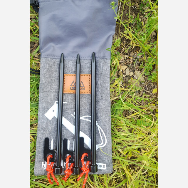 KOOLMAN 쿨맨 캠핑 단조팩 보관 파우치 수납 정리 M, 그레이